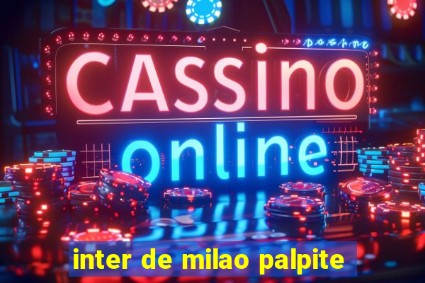 inter de milao palpite